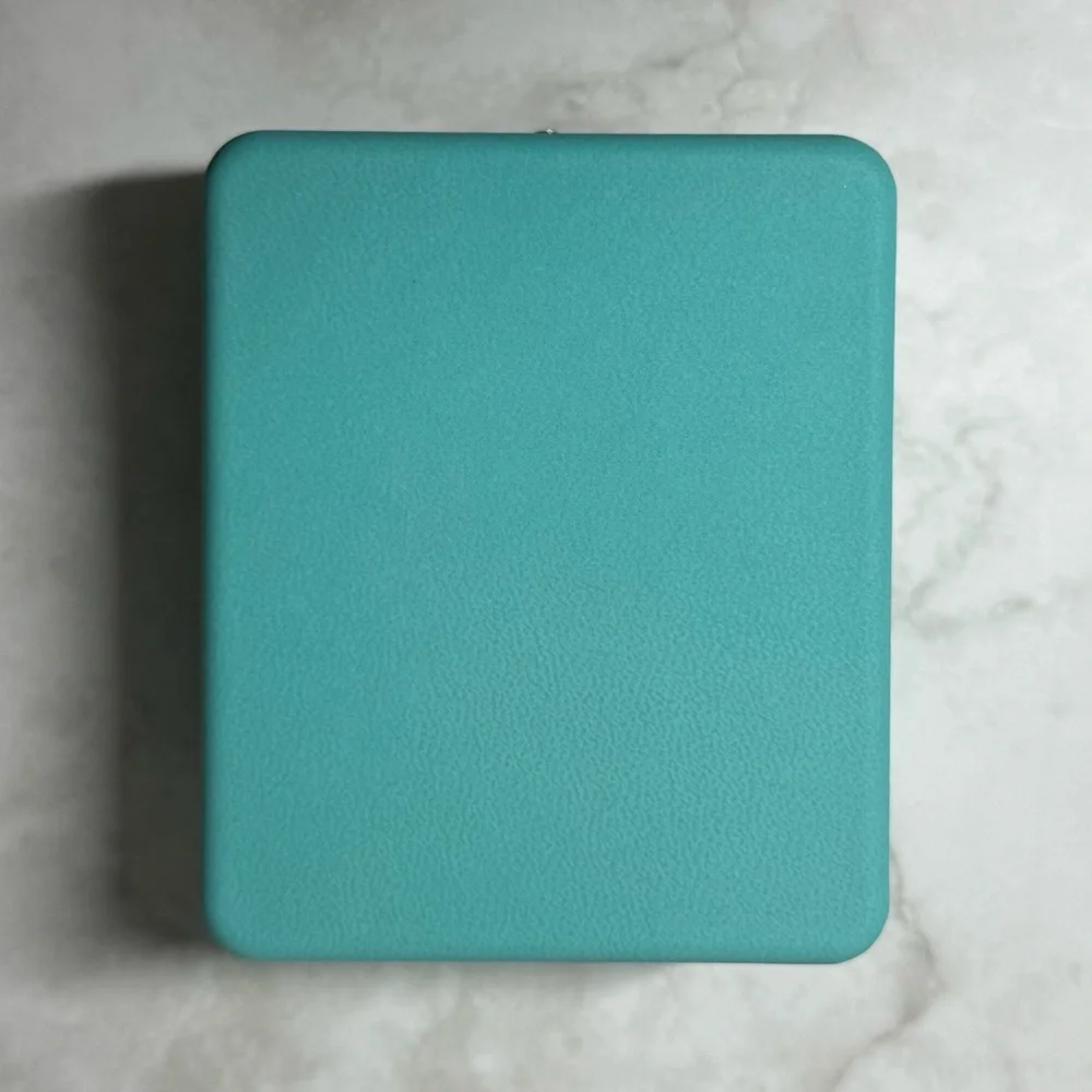 Tiffany & Co. | Earring Jewelry Box w/ Storage Box | Minty Cyan Hue